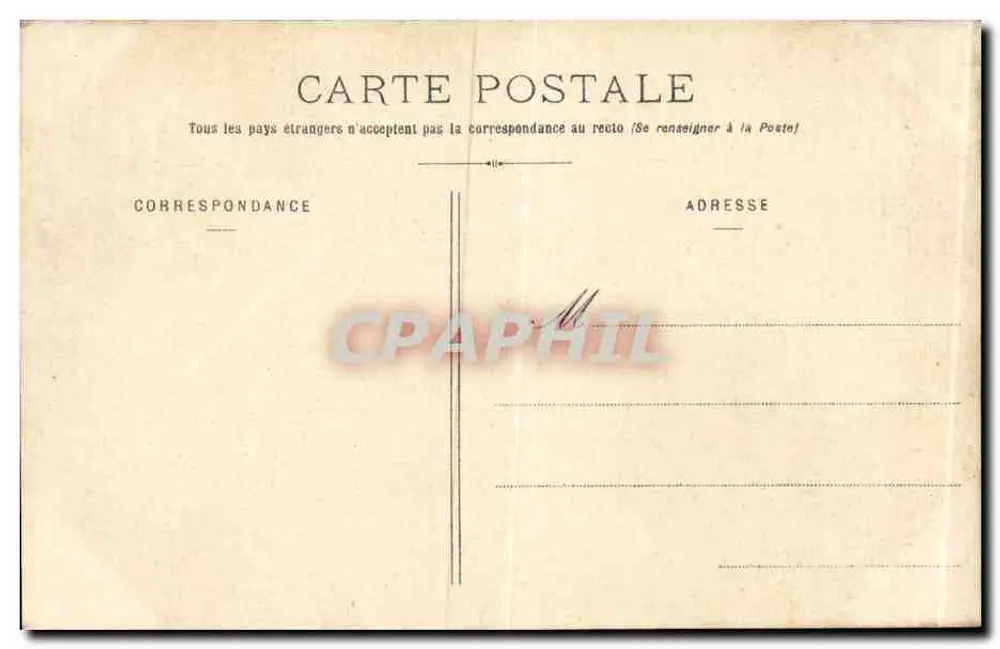 Vittel-Contrexéville-Martigny — Fuße der Chèvre-Roche-Wasserfälle — CL M n° 8383 - Rückseite