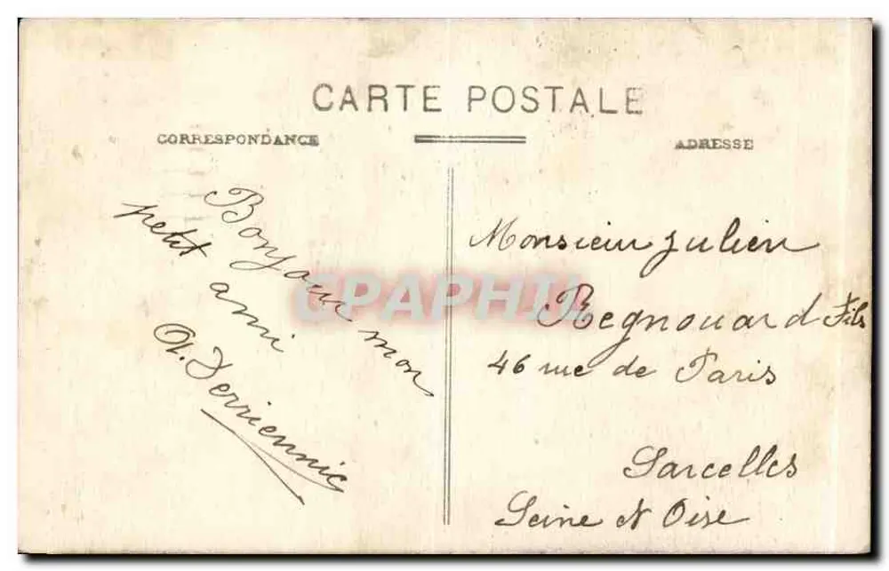 Die große Wasserfall des Jardin des Plantes — Rennes (Ille-et-Vilaine) — Verlag: Magazines Modernes, n°25 - Rückseite