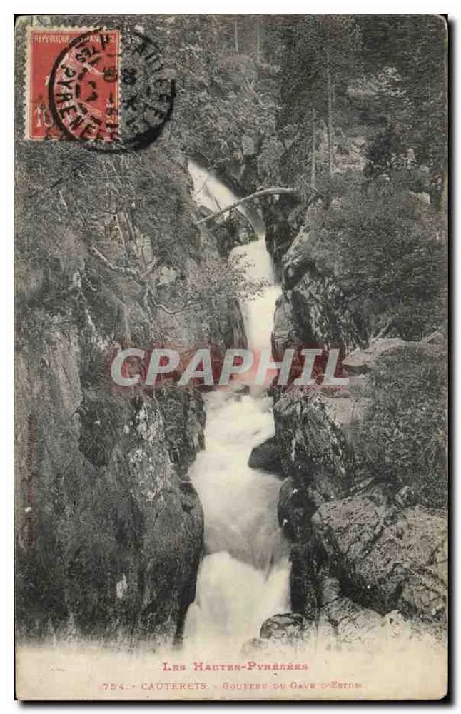 Les Hautes-Pyrénées — Gouffre du Gave d'Estom — Cauterets — n°754 - Frente