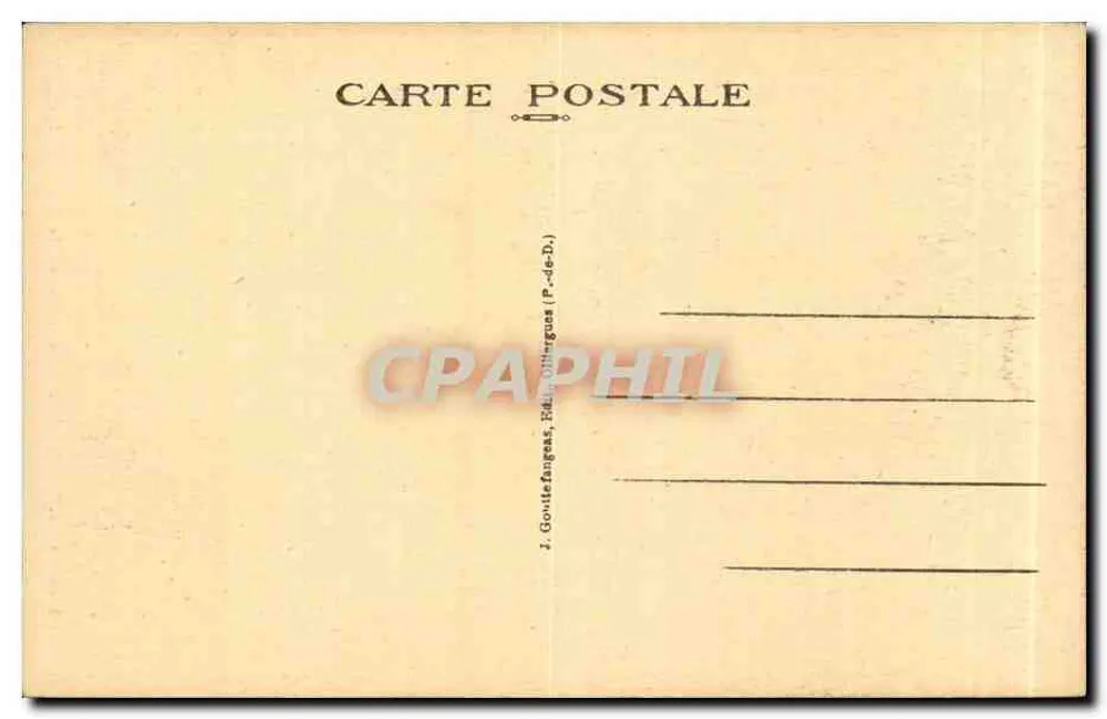 Le Mont-Dore - Cascade du Rossignolet — L'Auvergne 1940 - Verso
