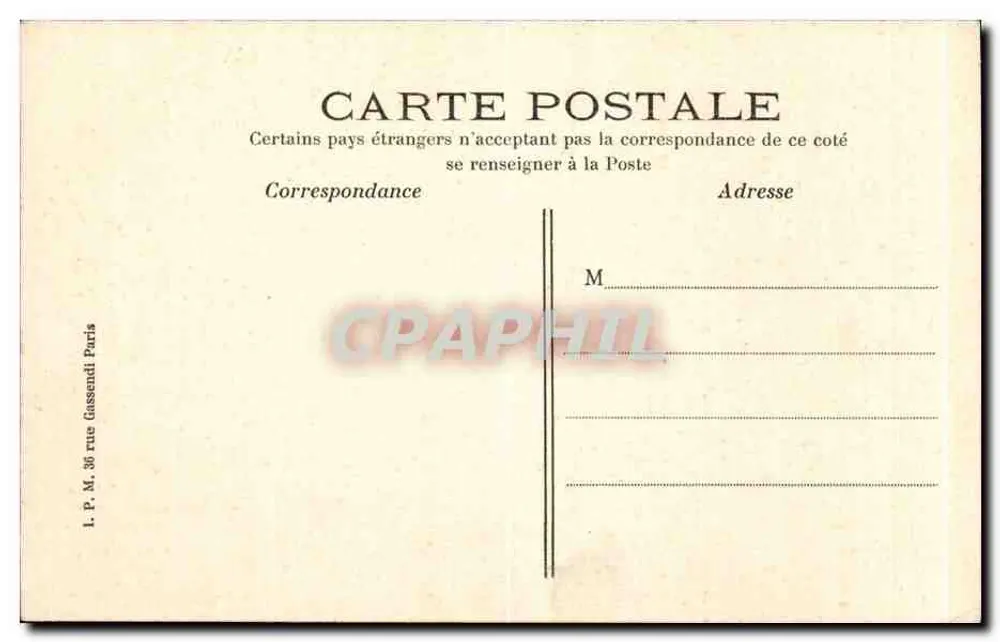 Montmirail (Marne) — La Vogue — G. Dart, foto-editora Montmirail - Verso