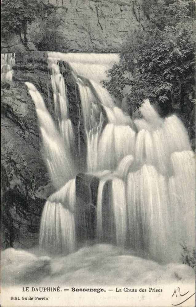 Sassenage — La Chute des Prises — Edit. Guide Perrin - Vorderseite