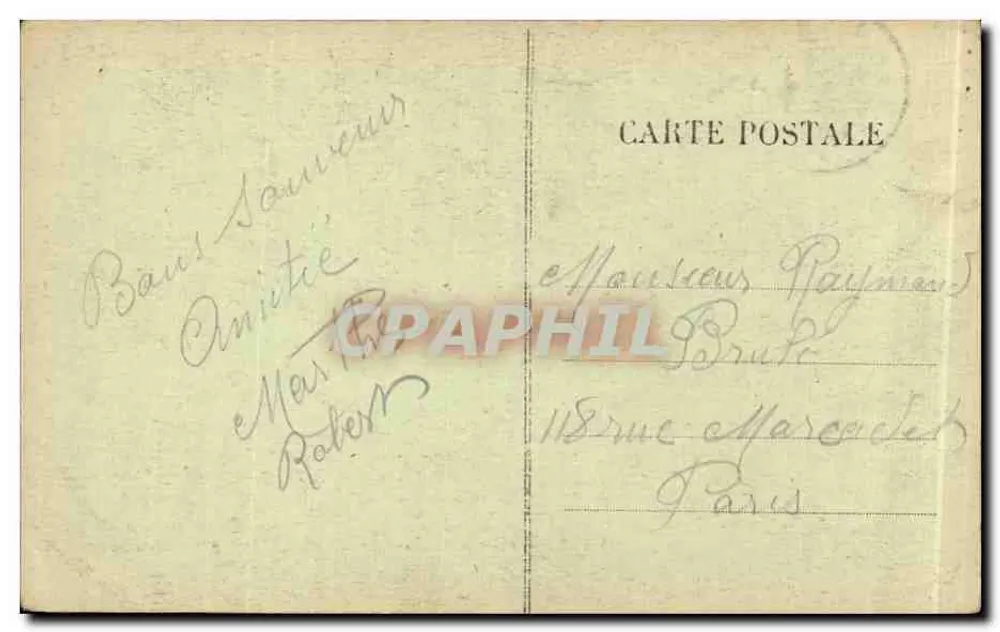 GIMEL — A Cachoeira La Redole — 232. Editor não visível - Verso