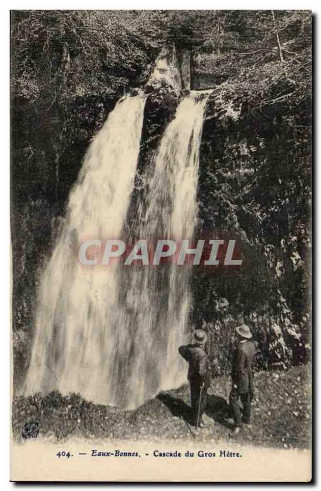 Eaux-Bonnes - Cachoeira do Grande Carvalho — série 404, editor não visível - Frente