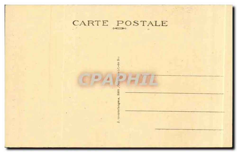 Mont-Dore — Cachoeira de Queureuilh — G. D'O. - 923 - Verso