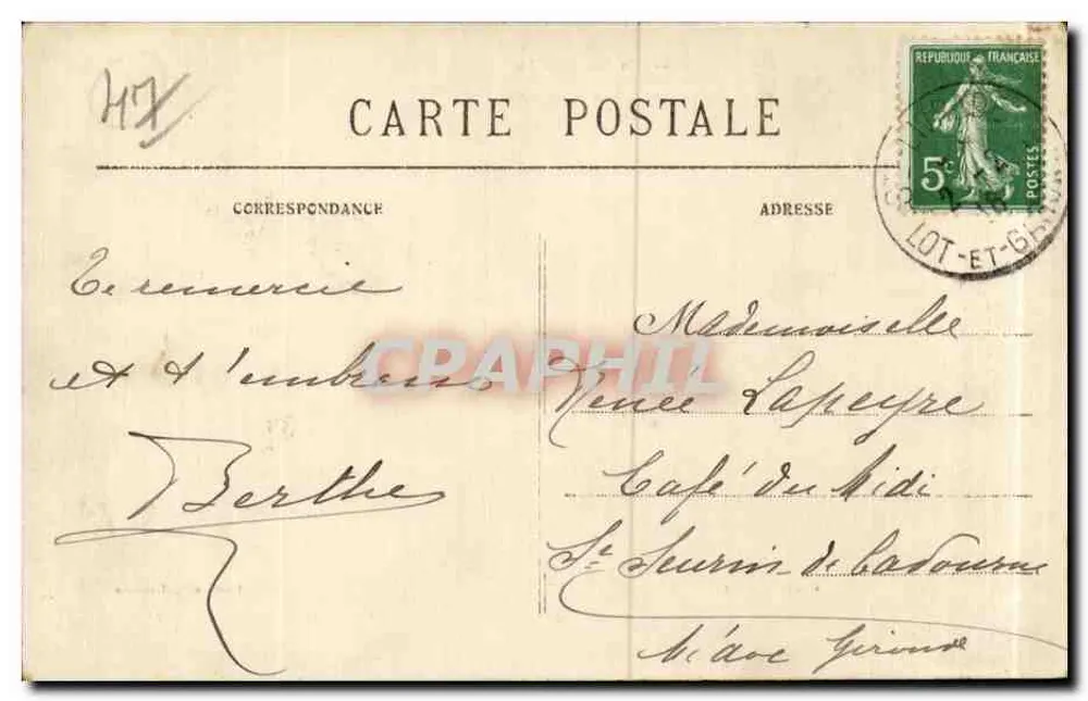 Sainte-Livrade — Las orillas del Lot - Reverso