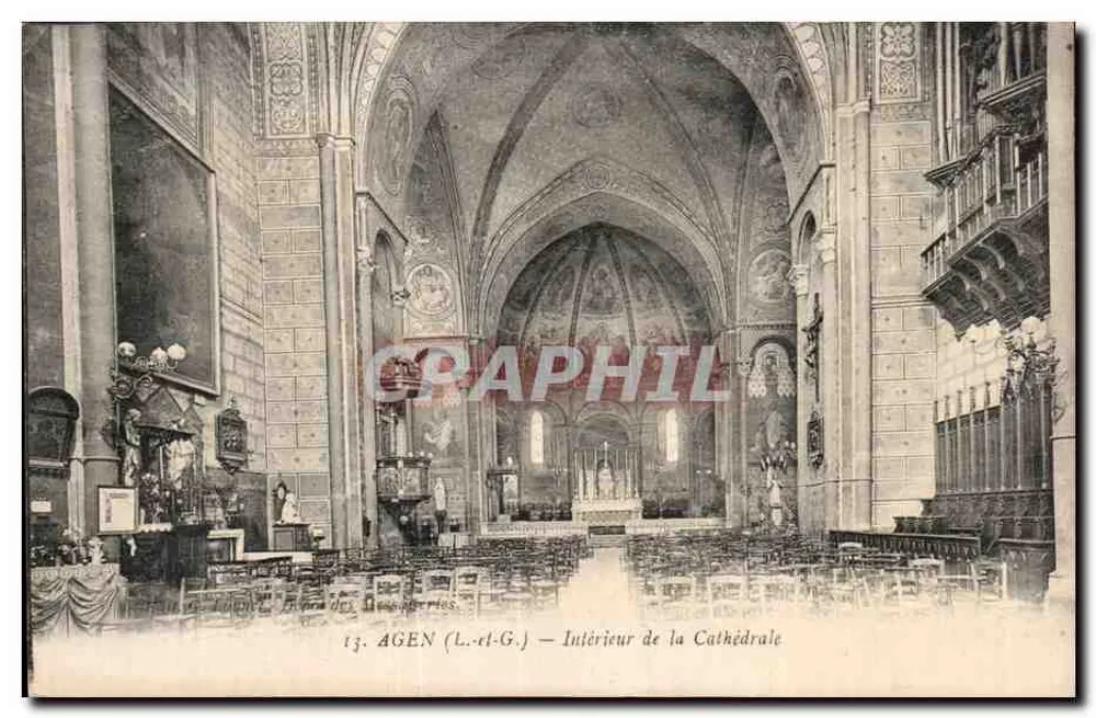 AGEN (L.-r.-G.) — Interno della Cattedrale - Recto
