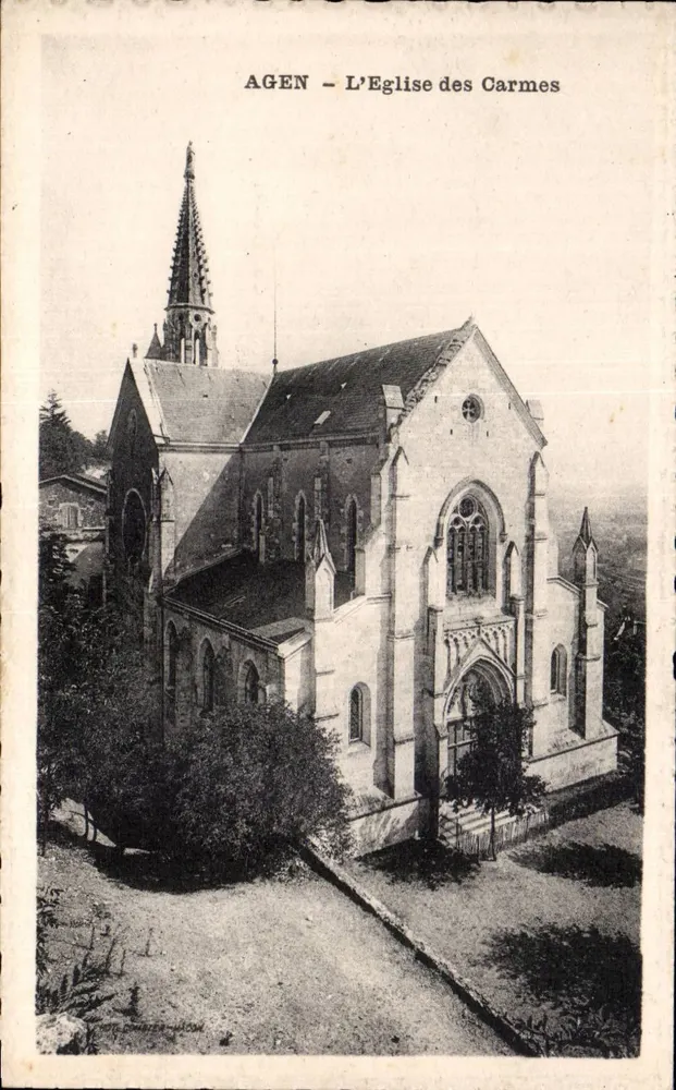 Agen - A Igreja dos Carmelitas — Edição Main-Delbert, Agen - Frente