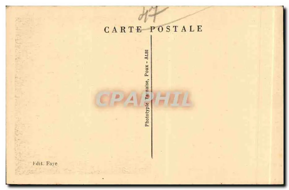 Agen — A Igreja dos Carmelitas — O Lot-et-Garonne Ilustrado - Verso