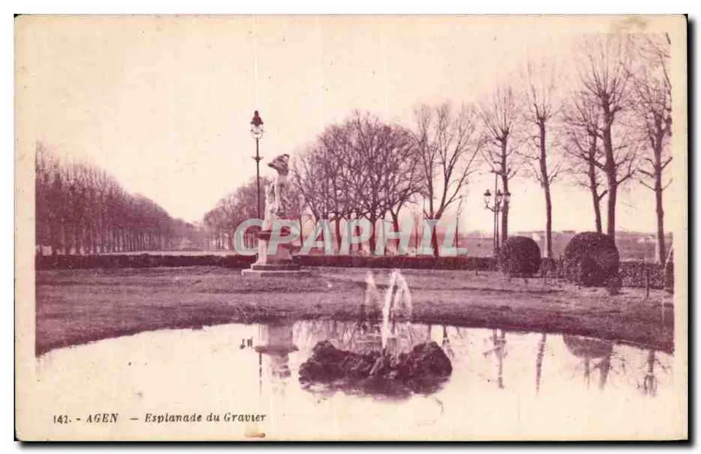 AGEN — Esplanada do Gravier — G. Artaud, Nantes - Frente