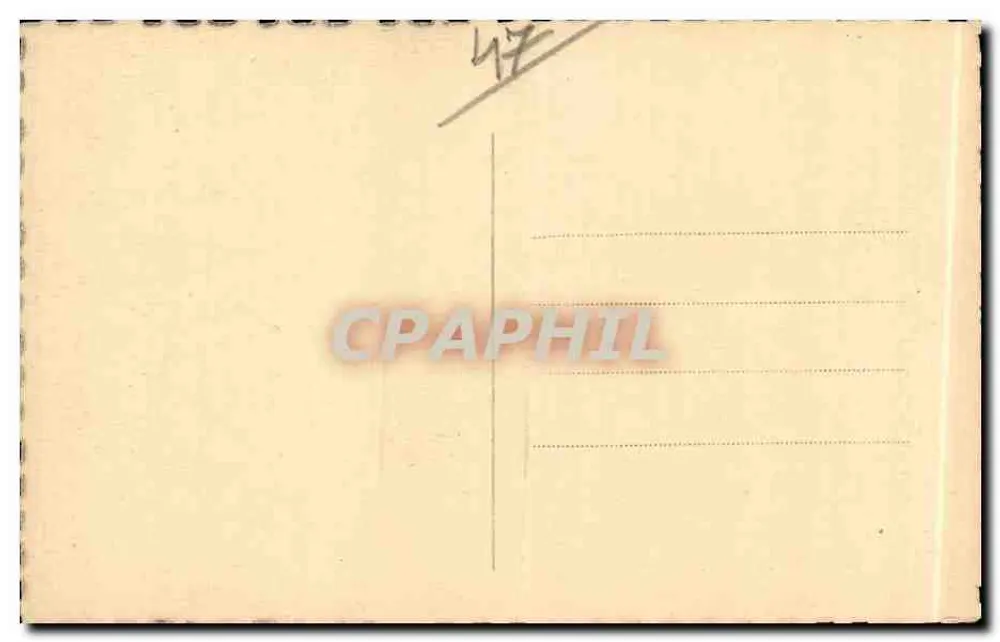Agen — Igreja de Santa Foy (século XIII) — Editado por A. Chandrue e Cie, lib. pap. Agen - Verso