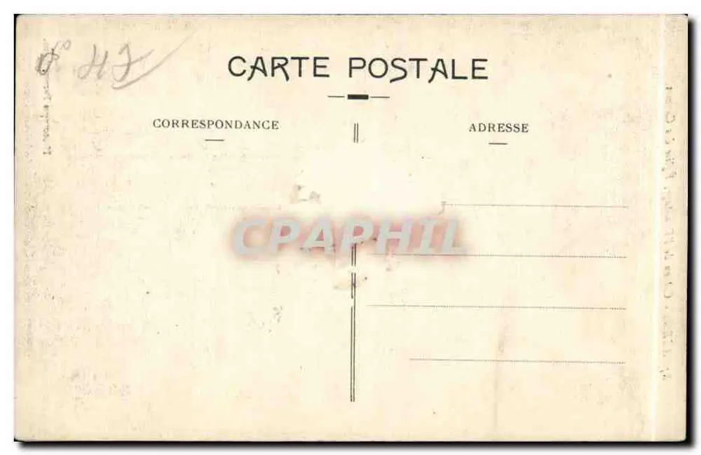 Agen - Coteau de l'Ermitage, Kirche der Carmeliter — Phototypie Perret, Agen, n°87 - Rückseite