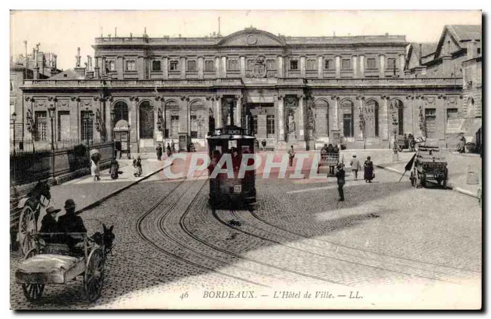 Bordeaux — O Hotel de Ville — LL. n°46 - Frente