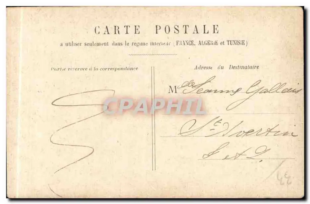 Bordeaux - A Prefeitura - Cours du Chapeau Rouge — editor Larin, n°3 - Verso