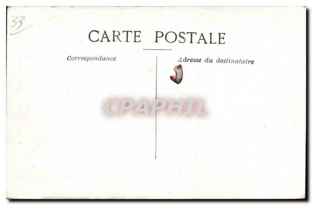 Bordeaux — Torre St-Michel — C.P.A. n°33 - Verso