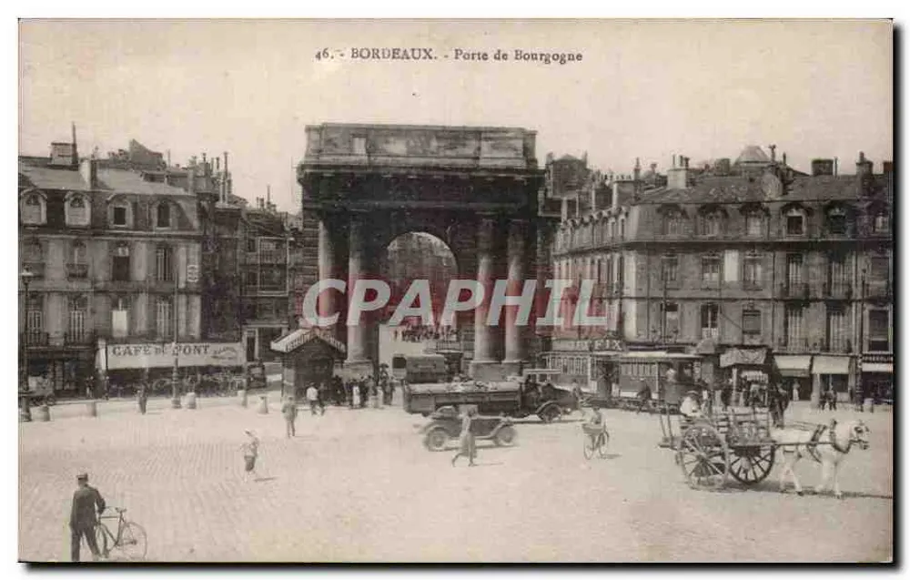 Bordeaux - Porta de Borgonha — editor 'La Cigogne', n°46 - Frente