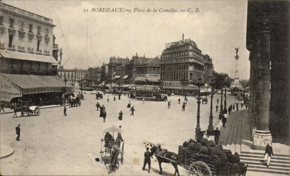Bordeaux — Praça da Comédia — C. B. - Frente