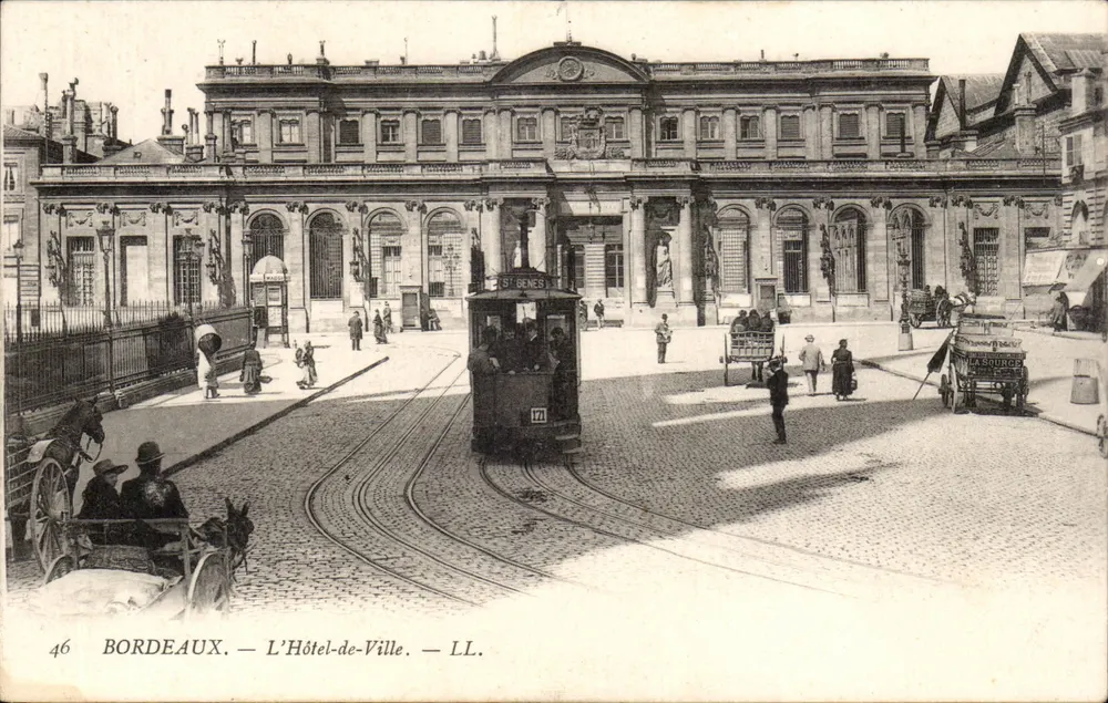 Bordeaux — L'Hôtel-de-Ville — LL. - Recto