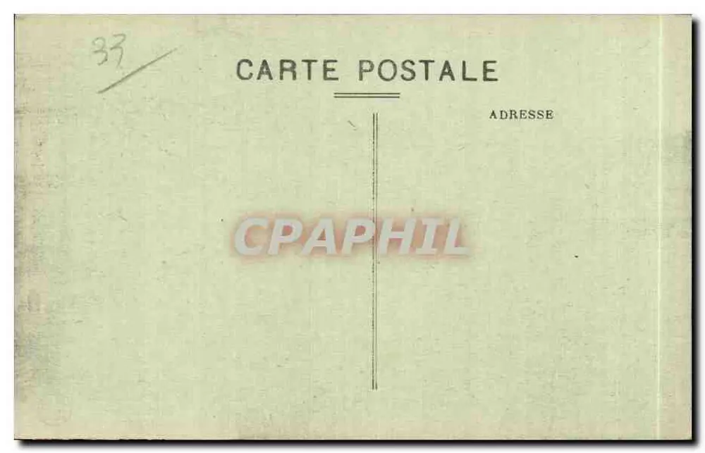 Bordeaux — Estação do Meio-Dia (partida) — editor R. (logo circular) — n° 12 - Verso