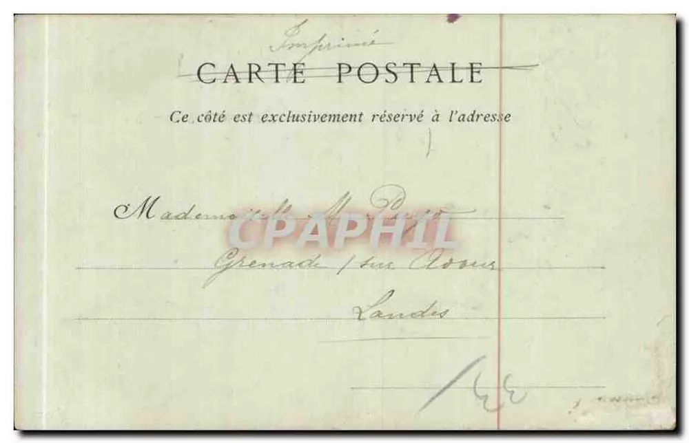 Bordeaux — Quai Louis XVIII — ND Pbol - Rückseite