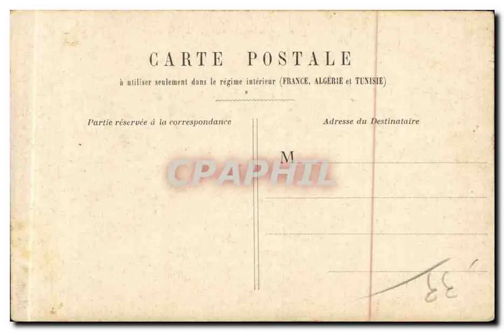 Bordeaux — Place Tourny — editor MIGLOW, n°39 - Verso