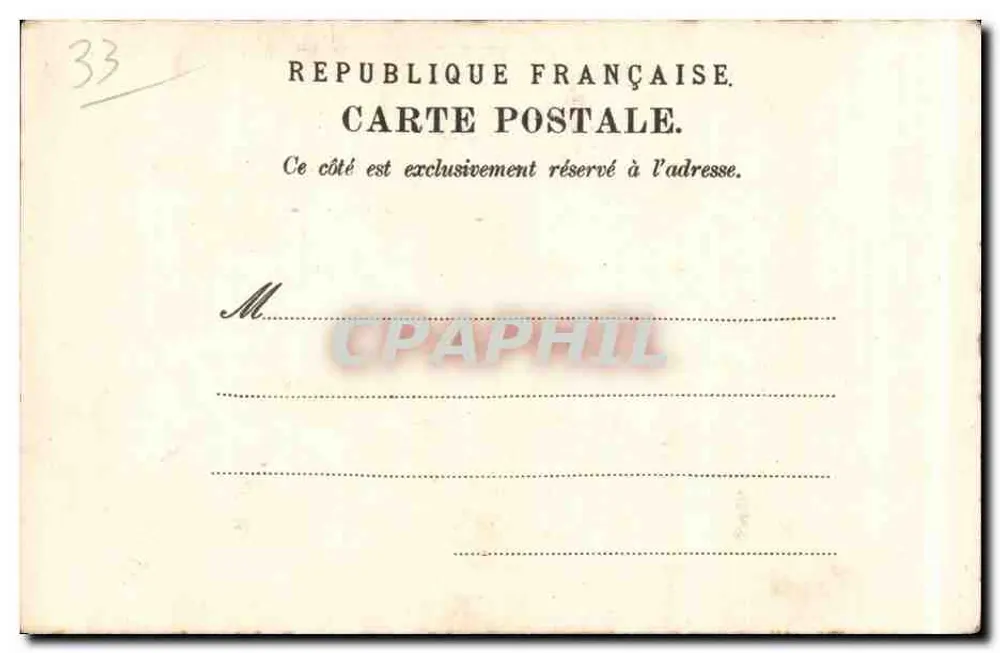 La Caisse d'Epargne — Bordeaux — uitgever BORDEAUX. 1 - Achterkant