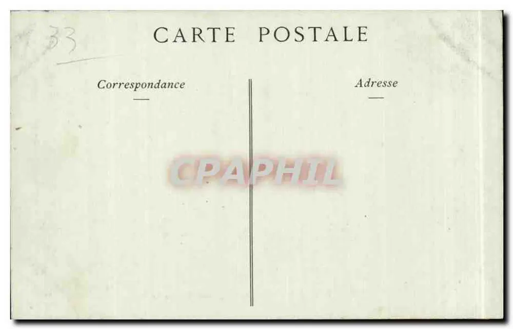 Bordeaux — O Quai de Bourgogne, vista tirada da Alfândega — Coleções ND Phot - Verso