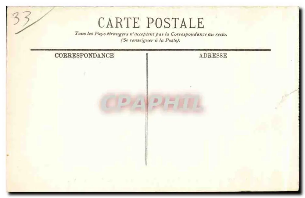 Bordeaux — Die Place und die Statue von Tourny und der Cours du Jardin Public — LL - Rückseite