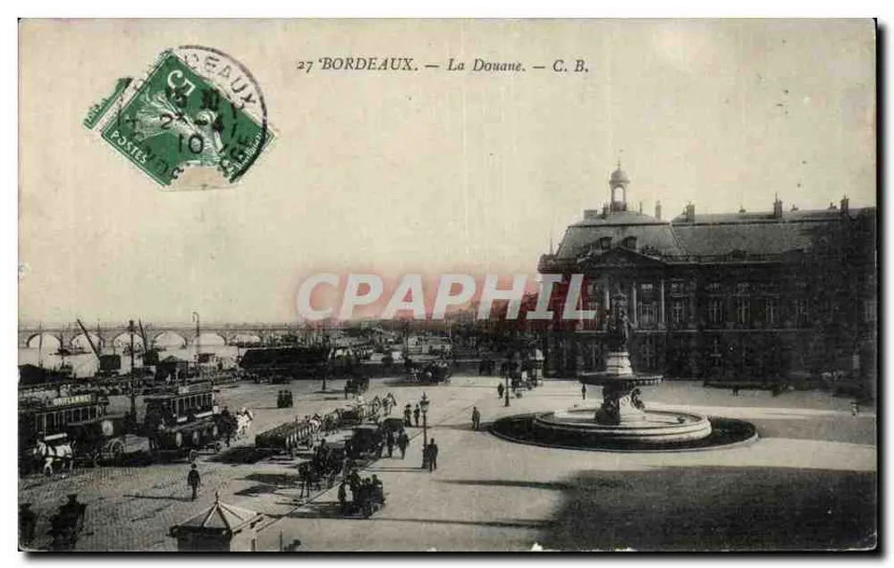 Bordeaux — A Aduana — C. B. - Frente