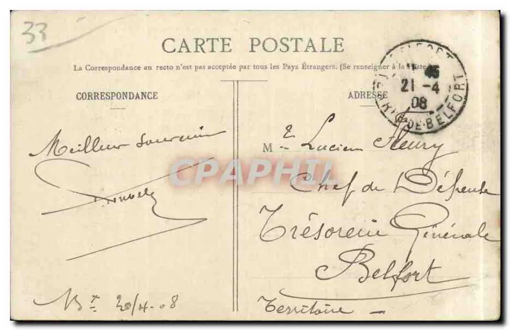 Bordeaux - A Praça da Comédia - As Aldeias de Tourny - BR - 329 - Verso