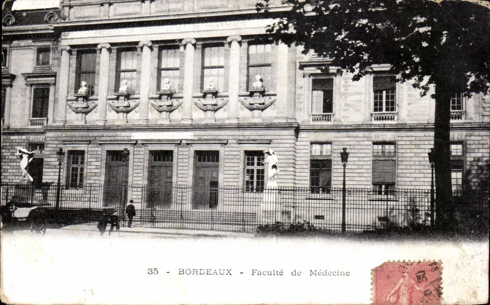 Bordeaux — Faculdade de Medicina e Farmácia — editor desconhecido, n° 35 - Frente