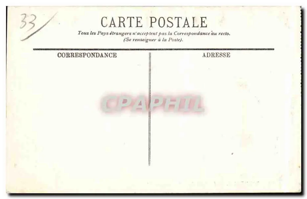 Bordeaux — A Porta das Salinières — LL. n°26 - Verso
