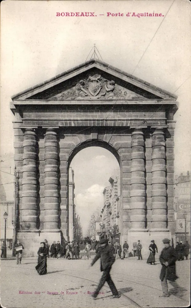 Bordeaux — Porta d'Aquitânia — Edição das 'Damas da França' - Bordeaux - Frente