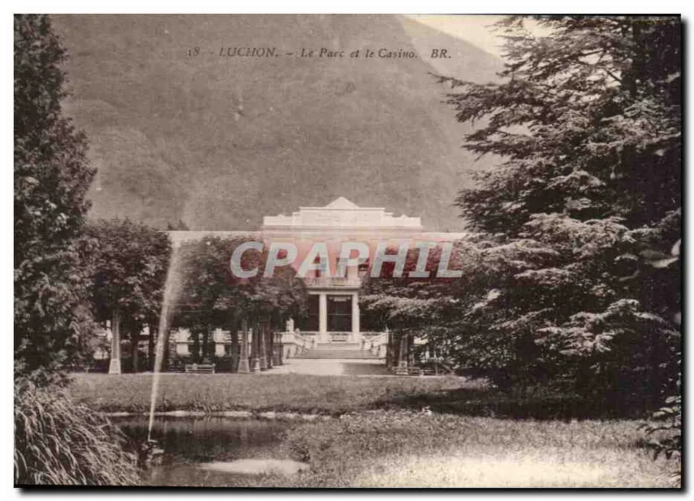 Luchon — O Parque e o Casino — BR. - Frente
