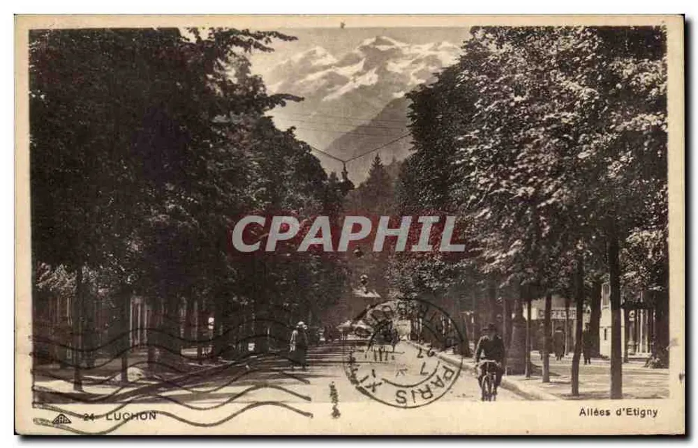 Avenidas de Etigny — Luchon — Cie des Arts Photographique-Schiltigheim - Frente