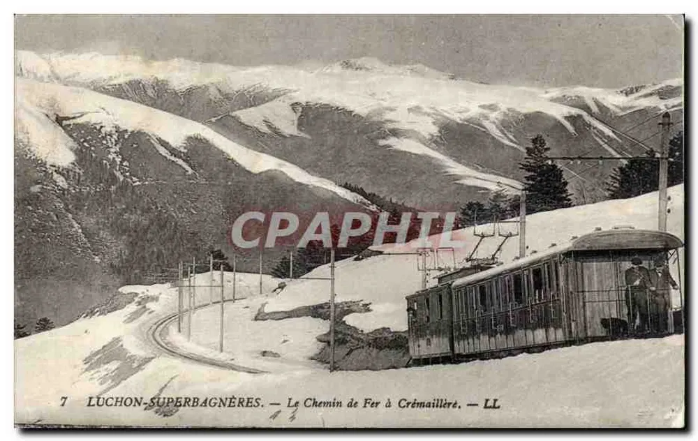 Luchon-Superbagnères — O Caminho de Ferro a Cremaillère — LL - Frente