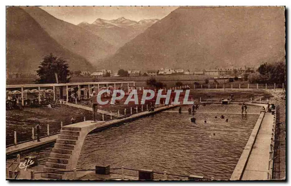 Luchon — A Piscina — Edições Piscine frères - Frente