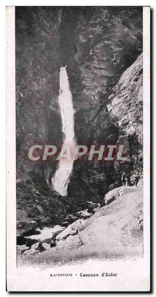 Luchon - Cachoeira do Inferno — vista de cachoeira em um cânion rochoso - Frente