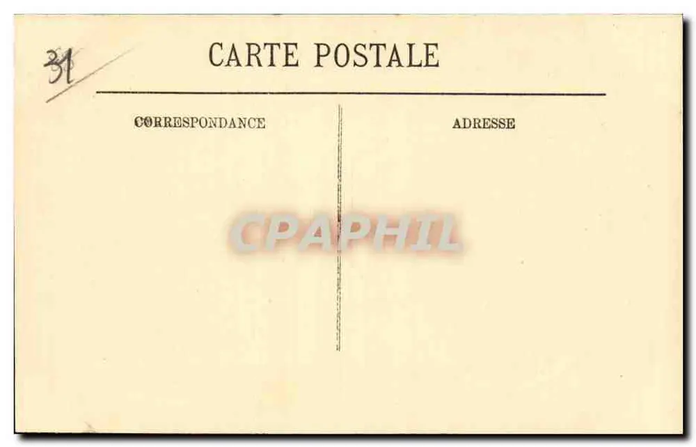 Luchon — O Parc dos Quinconces — Baudillon, editor - Verso
