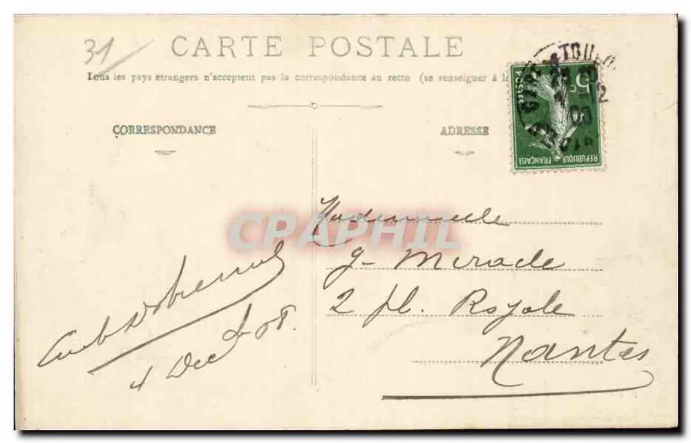 Toulouse - O Capitólio — editor Graphiti, n°20 - Verso