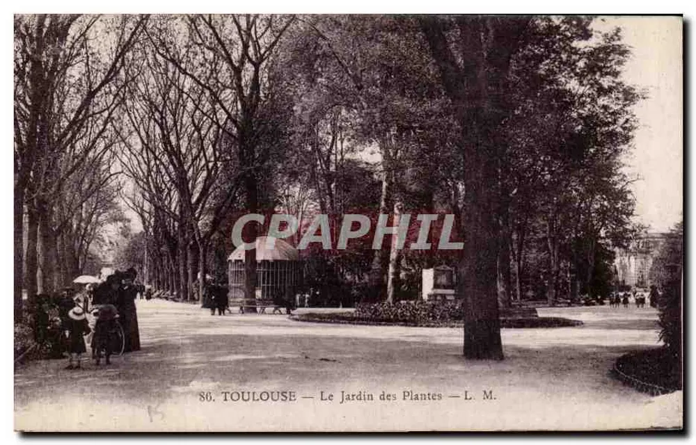 Toulouse — Der Botanische Garten — L. M. — n°86 - Vorderseite