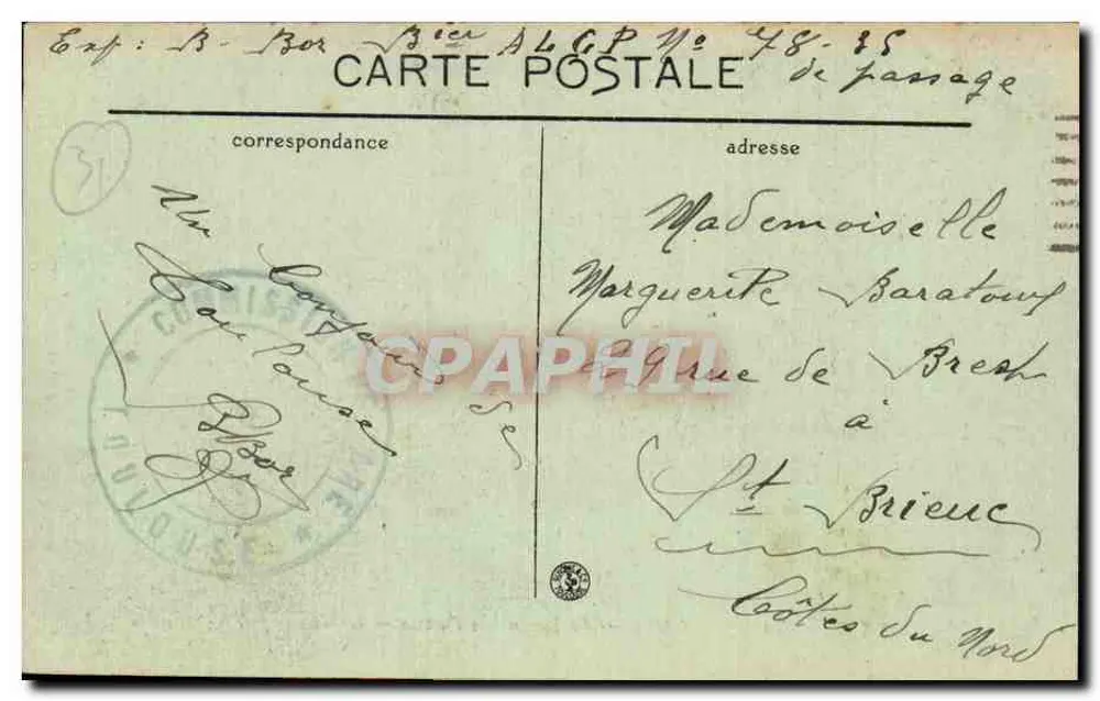 Toulouse — Der Botanische Garten — L. M. — n°86 - Rückseite