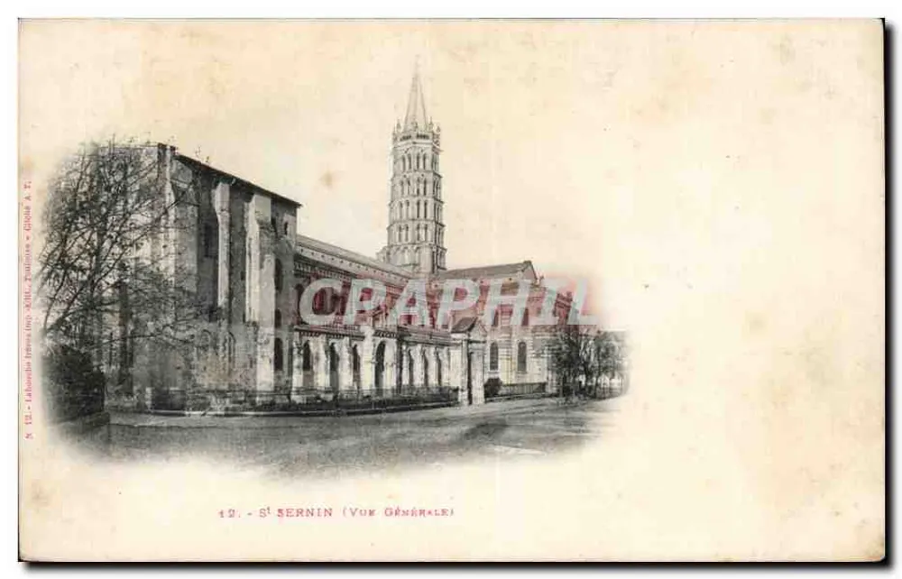 S. SERNIN (Ver Geral) — Igreja — Editor: F. Tailloire, N° 13 - Frente