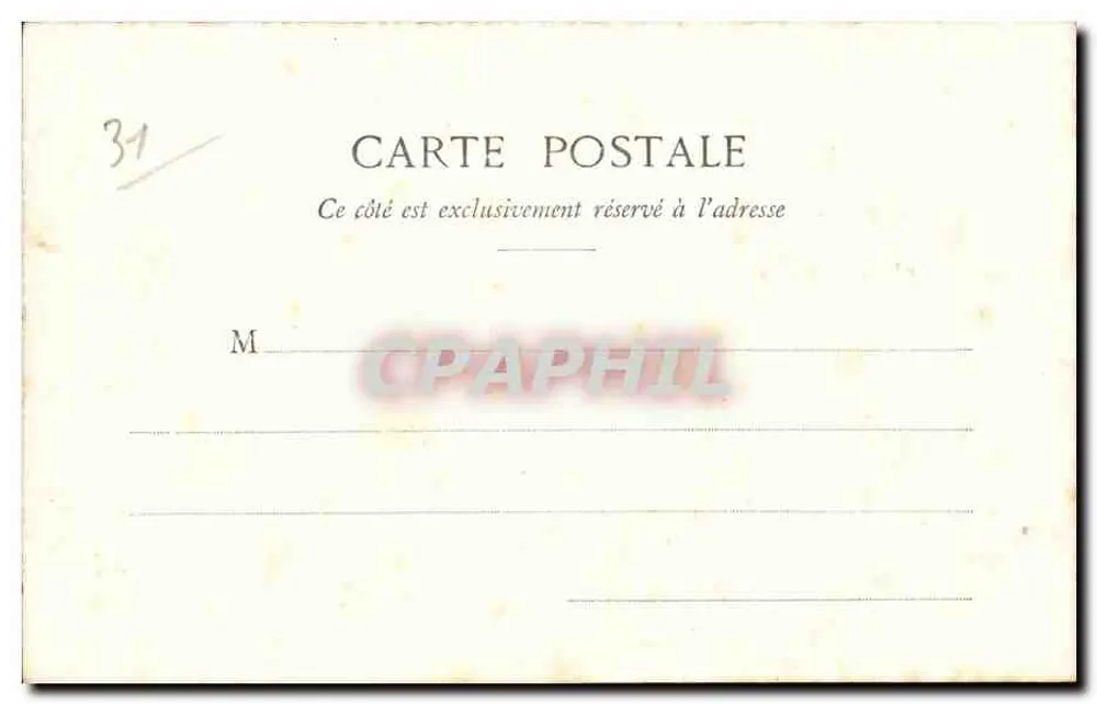 Toulouse - Allgemeiner Blick auf die Garonne und Faub. St-Cyprien — Verlag LF Toulouse, n°1 - Rückseite