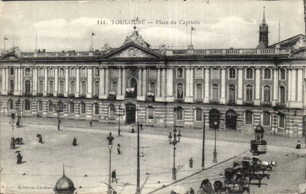 Toulouse — Place do Capitole — Edição Clemenceau - Frente