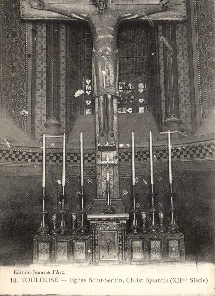 Kirche Saint-Sernin — Byzantinischer Christus (12. Jahrhundert) — Edition Jeanne d'Arc - Vorderseite