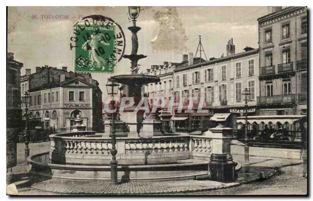 Toulouse — Praça do Capitólio — editor P. C. Toulouse, n°46 - Frente