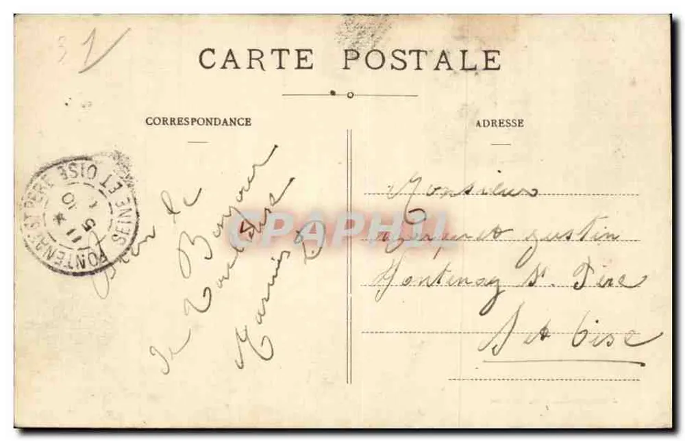 Toulouse — Praça do Capitólio — editor P. C. Toulouse, n°46 - Verso