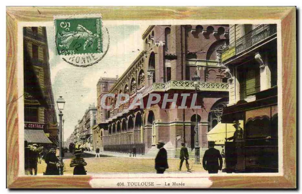 Toulouse — O Museu — J. Longi Déchel, editor, Toulouse, n° 404 - Frente