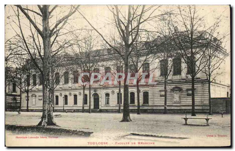 Toulouse - Faculdade de Medicina — Fototipia Labouché frères, Toulouse - Frente
